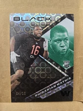 2022 Panini Black Emerald /10 Phidarian Mathis #163 Rookie RC Commanders NFL