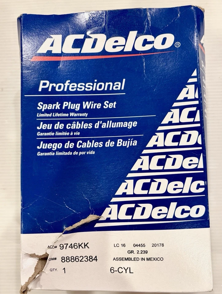 AC Delco 9746KK Spark Plug Wires Set of 6 for Chevy Olds Express Van SaVana 1500 - Image 2 of 4
