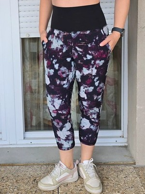 Lululemon Align Hose Wide Leg Blumendruck Größe 4 (passend XS S M) Zustand