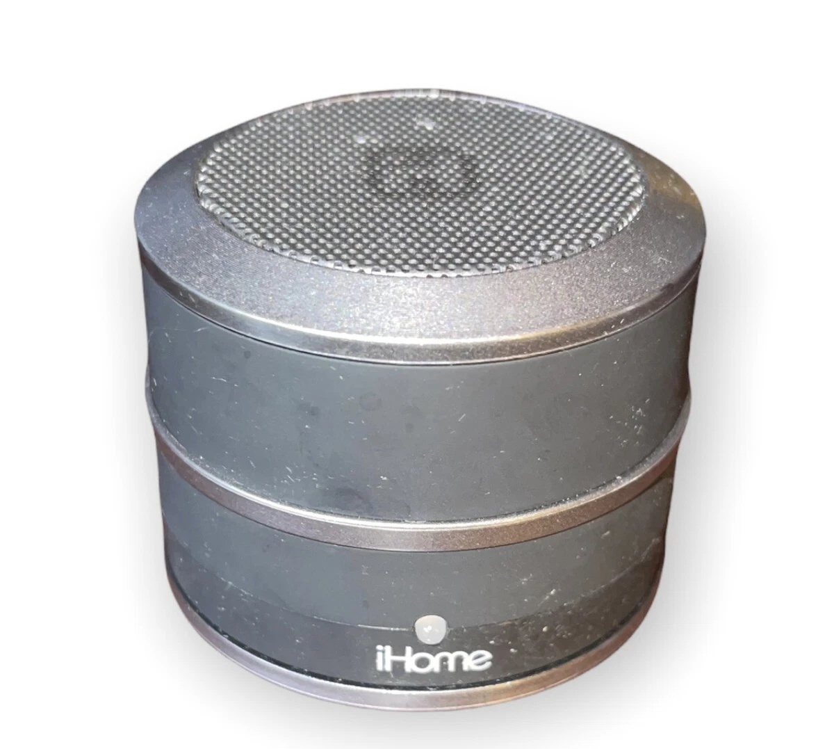 Black Gray Mini iHome Bluetooth Speaker iBT60 Tested Works Great