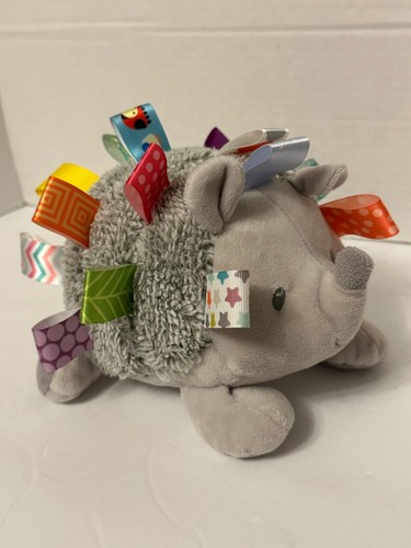 Mary Meyer Taggies Heather Gray Hedgehog Stuffed Animal Plush Toy 8" - Picture 1 of 12