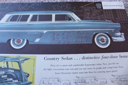 1954 Ford Brochure 26 pages, Full Line - Picture 3 of 9