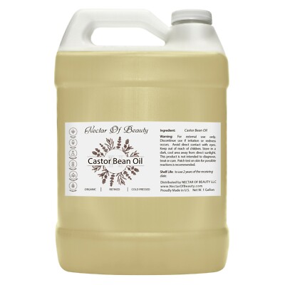Organic Castor oil usp bulk 100% pure eyelashes beard hair growth cold pressed