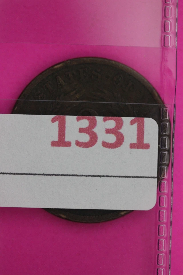 1864 Two 2 Cent Coin Civil War Guaranteed Authentic & Genuine Free Shipping 1331 - Image 3 of 3