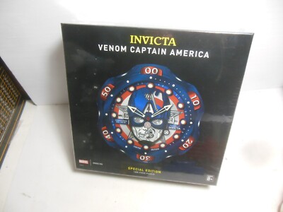 NEW Sealed Invicta Watch Marvel 1000 Piece Jigsaw Puzzle Venom Captain America