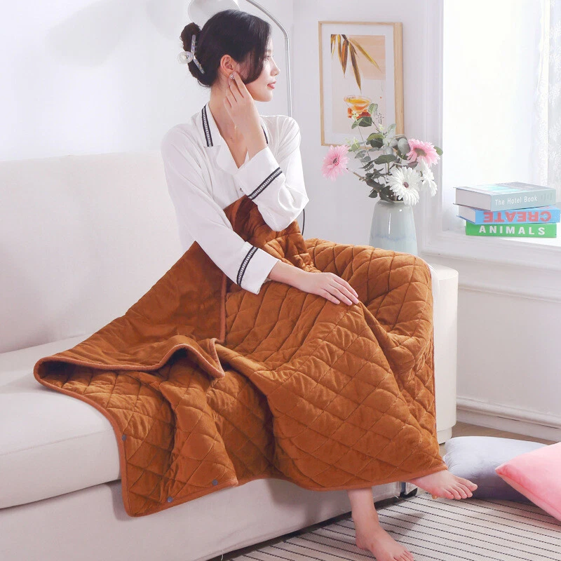 Heated Blanket Fleece Electric Throw Blanket Fast Heating 100*140cm Blanket  | eBay