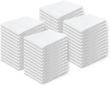 60 pack 5 dozen new white bar towels bar mops cotton super absorbent 16x19