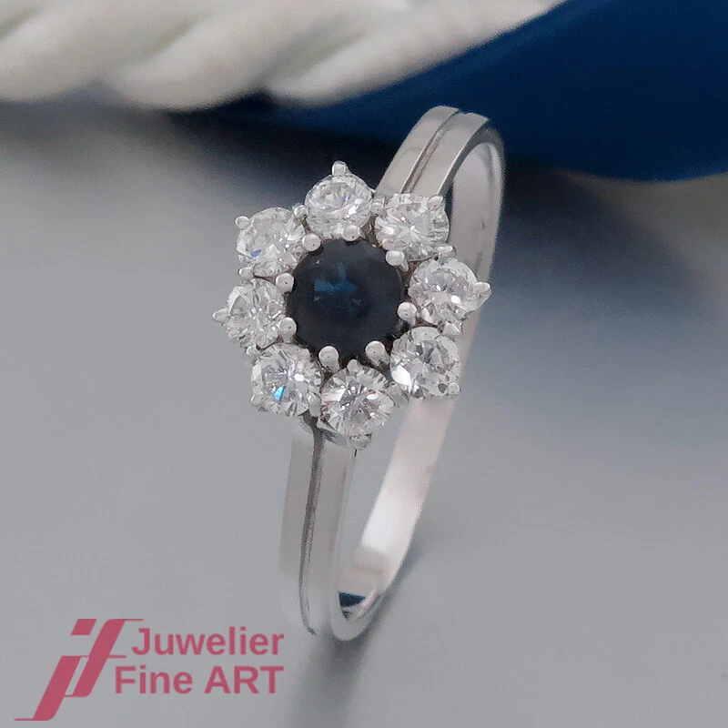 Safir diamant deals ring