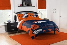 Northwest NFL Denver Broncos Hexagon Comforter & Sham Set