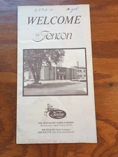 Welcome to Fenton ephemera brochure
