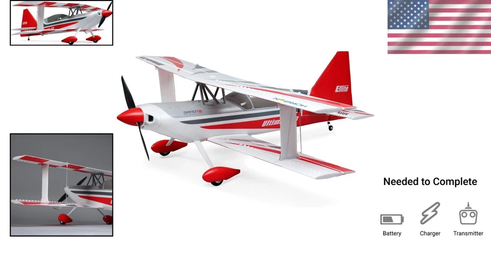 Avión de radiocontrol Ultimate 950 mm con tecnología SAFE - Experiencia de vuelo 3D fácil Foto 2 de 4