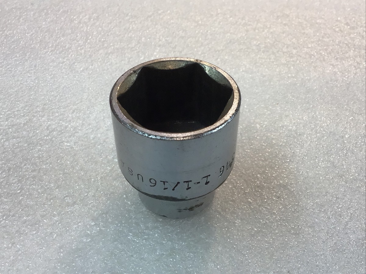 MAC Tools V346 - Chrome, 1/2” Drive, 1-1/16”, SAE, Socket, Shallow