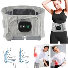 Decompression Belt Back Brace Lumbar Spinal Support & Extender Belt Air Traction