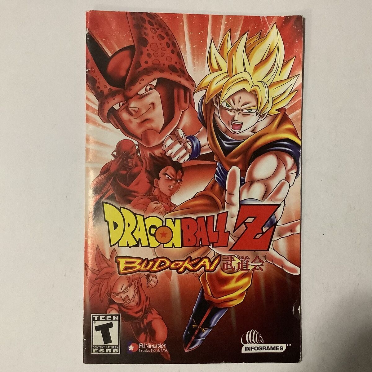 Manual Only) Dragon Ball Z Budokai Tenkaichi 3 Sony Playstation 2