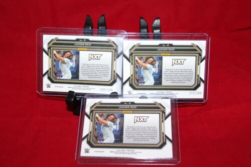 ๐ฅ 2023 WWE NXT Panini Prizm JAGGER REID Red, Blue Inserts LOT /199 /299 ๐ฅ - Picture 2 of 2