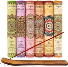 Premium Incense Sticks, Lavender, Sandalwood, Jasmine, Patchouli, Nag Champa, Va