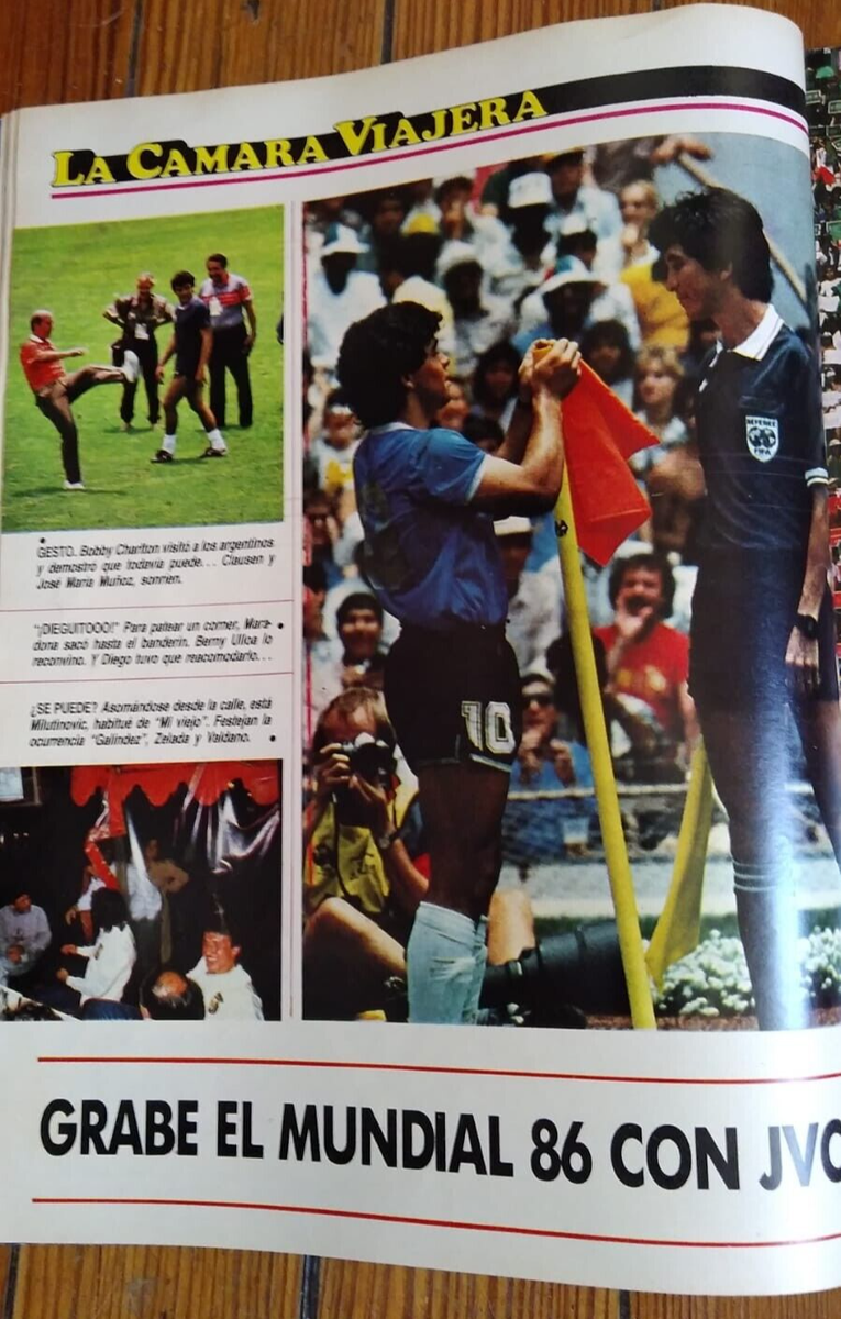 FIFA WORLD CUP 1986 Argentina vs Germany Magazine FINAL