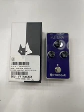 FoxGear Futura Ambient Delay Reverb Digital Guitar Effect Pedal + Original Box