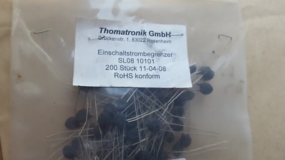20 PCS THOMATRONIK SL08 10101 Ntc Thermistor (U4.4b2)    