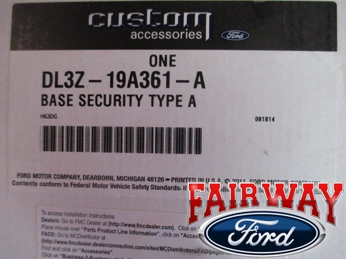 2011 thru 2015 Explorer OEM Genuine Ford Scalable Remote Start & Security Kit - Picture 7 of 10