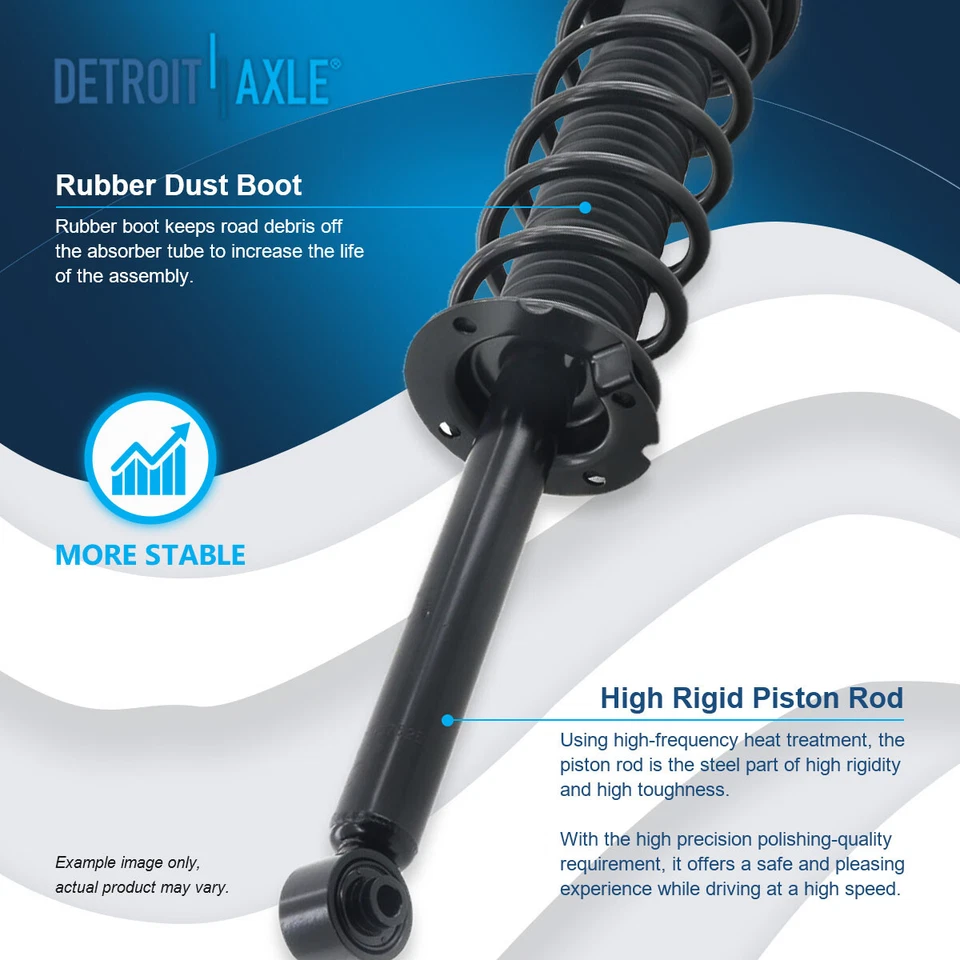 Puntales traseros con barras estabilizadoras de resorte helicoidal para Honda Accord AcuraTL 2004 2005 2006 2007 Foto 4 de 4