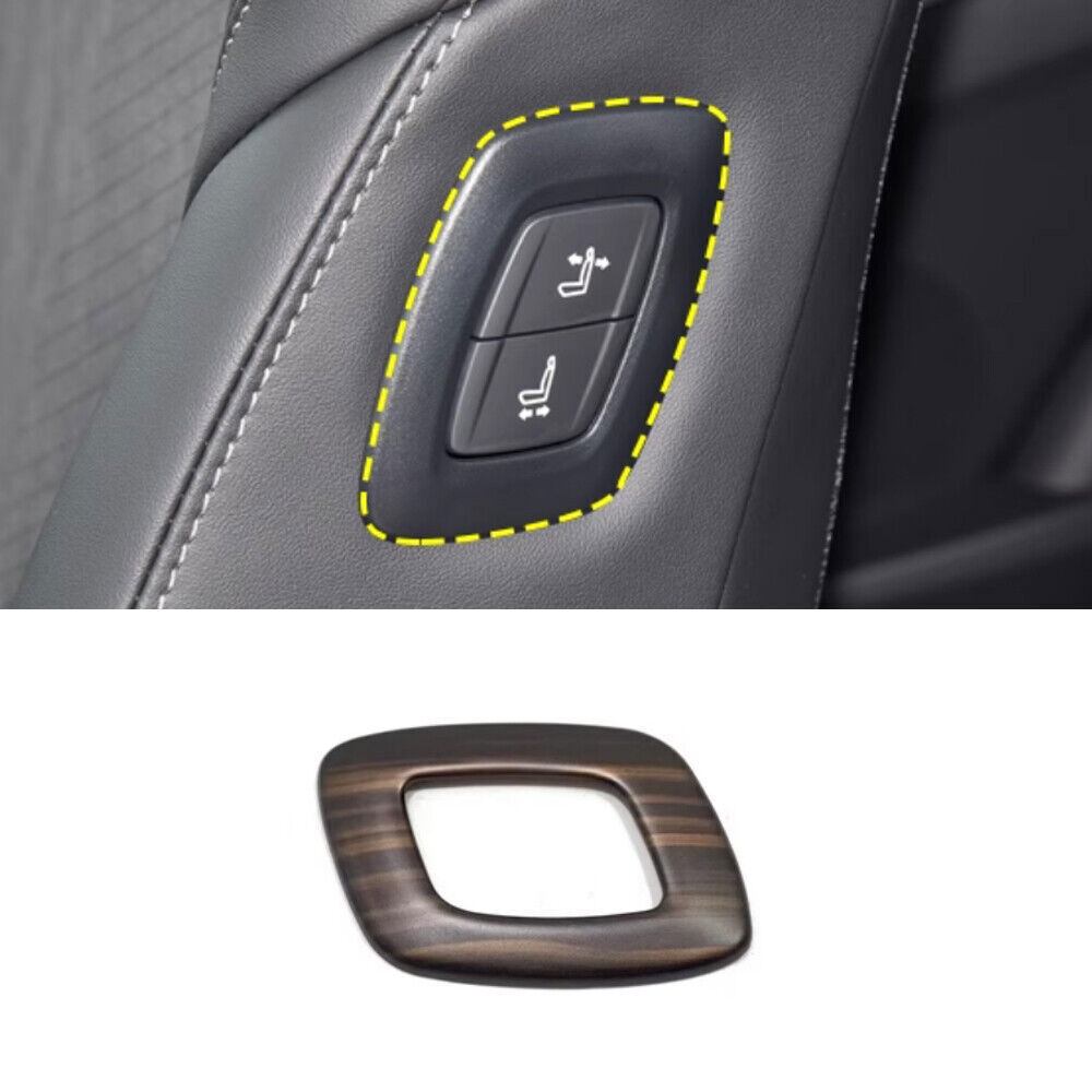 Seat Headrest Button Frame Decor Trim For Toyota Camry 2025-2026 Wood Grain ABS