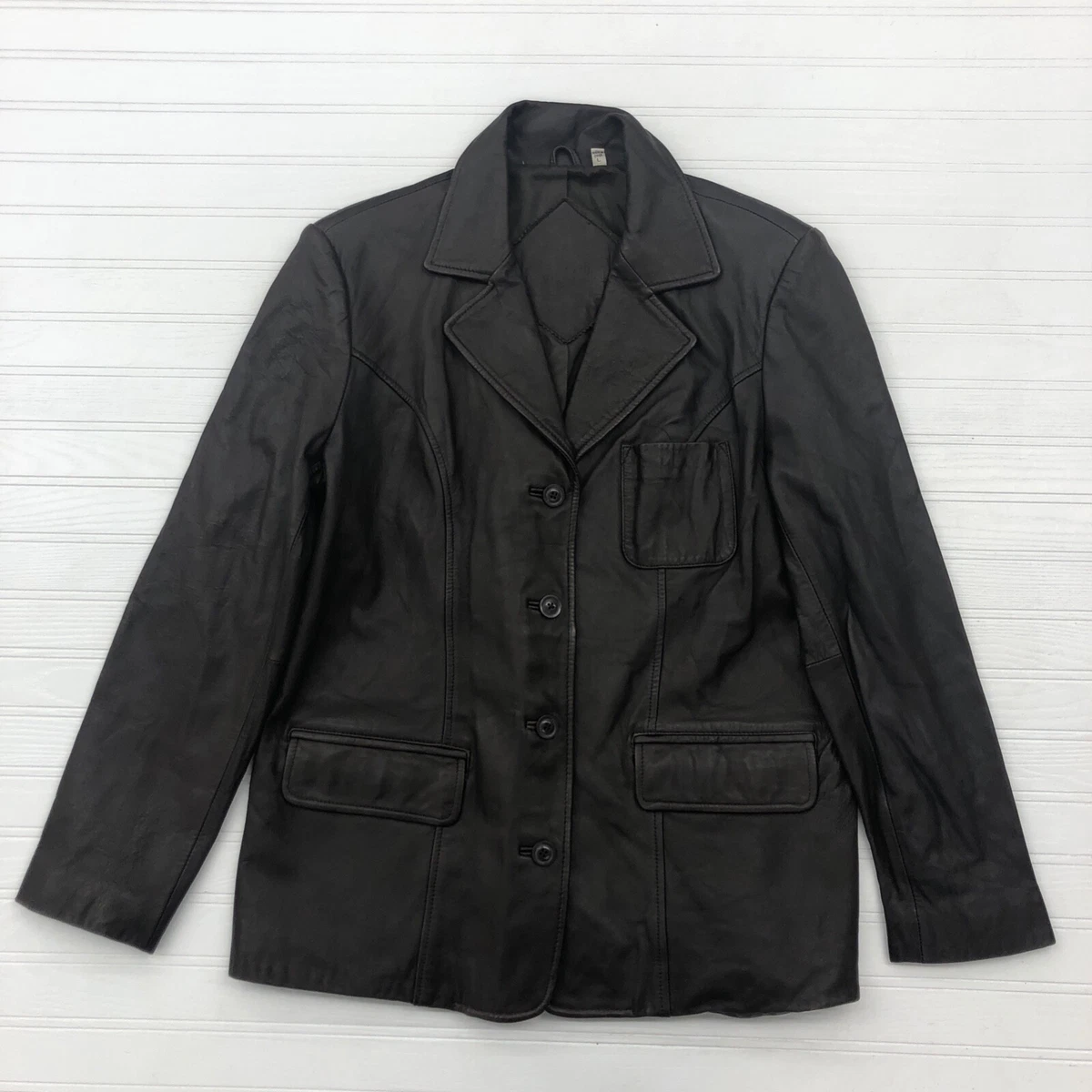 Preston & york deals lambskin leather jacket