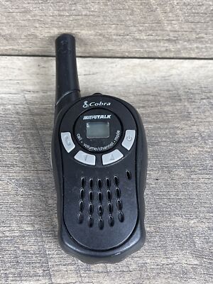 Cobra CXT175 Microtalk Walkie Talkies 2 Way Radios - Single Walkie- No Battery