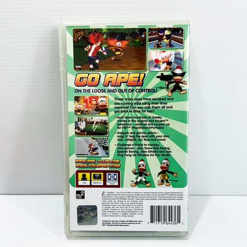 Ape Escape P + Manual - Sony PSP - Tested & Working! Free Postage! - Picture 2 of 4