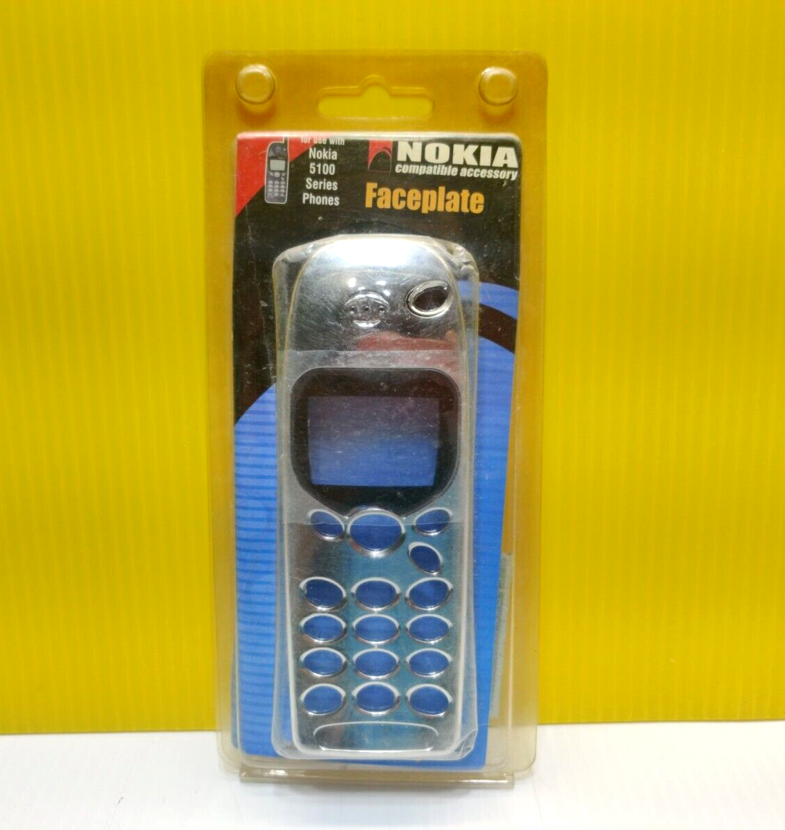 Nokia Chrome Faceplate Cover 5100 Series Cell Phone Faceplate NIP