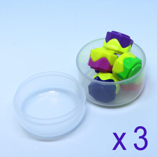 3 LOT = (Boîtier + 6 pièces) x 3 Gonggi jeu de pierre traditionnel coréen jeu d'attrapage Konggi - Photo 1/6