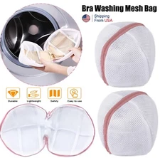 2× Bra Washing Mesh Bag Cloth Bra Laundry Bag Underwear Bag for Washing Machine