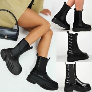 FAPIZI Women Ankle Boots Vintage Suede Pointed Toe Low Stiletto Heel Chain Strap Buckle Pump Short Boots Combat Boots 