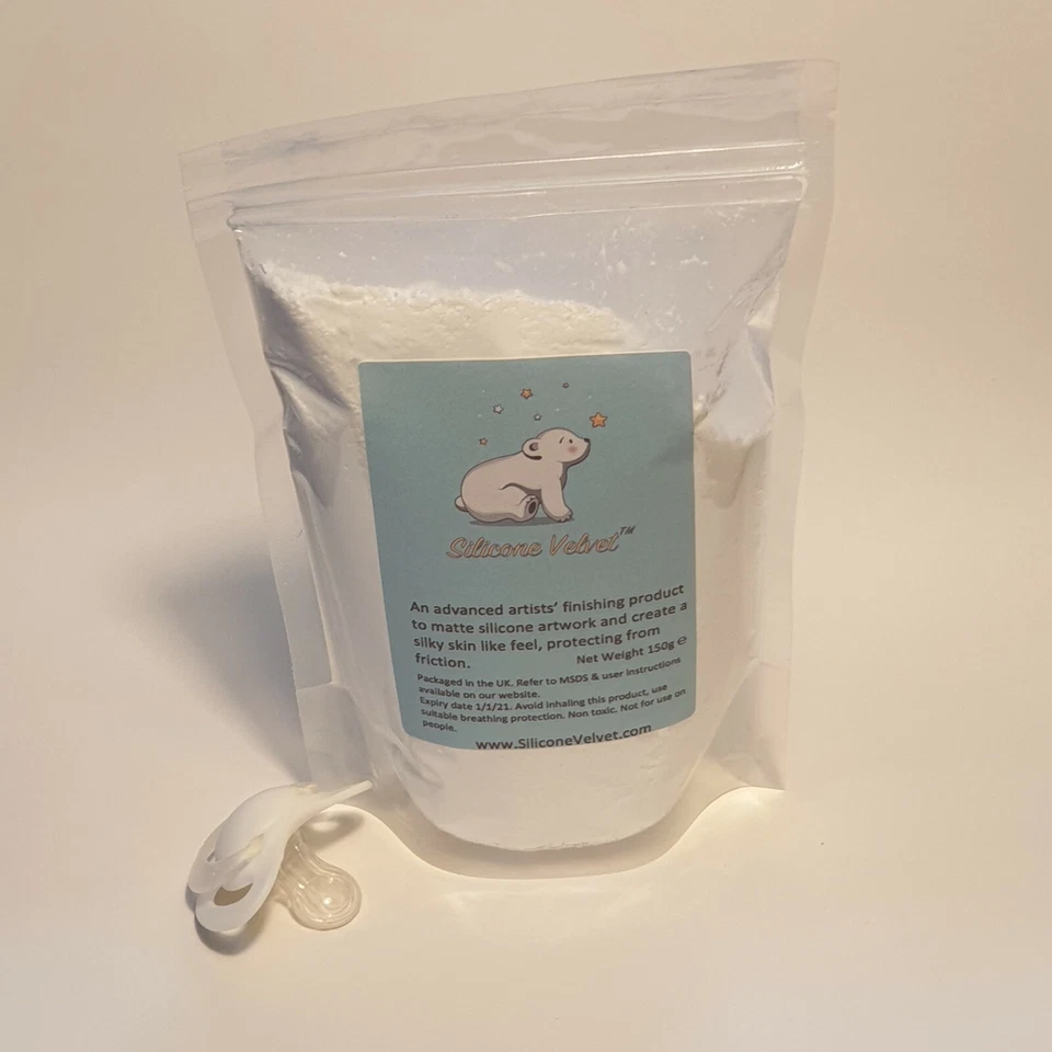 The Original & Best Silicone Velvet (TM) Matte Powder for Silicone Dolls - Image 3 of 4