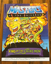 VINTAGE HE-MAN MASTERS OF THE UNIVERSE MINI COMIC BOOK - KING OF THE SNAKE MEN