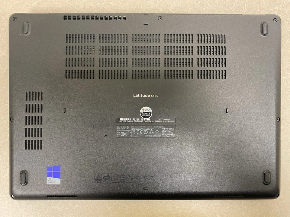 Dell Latitude 5480 14" Touch Screen (i5 7th gen, 16 GB RAM, 256 GB SSD, Black) - Image 4 of 4