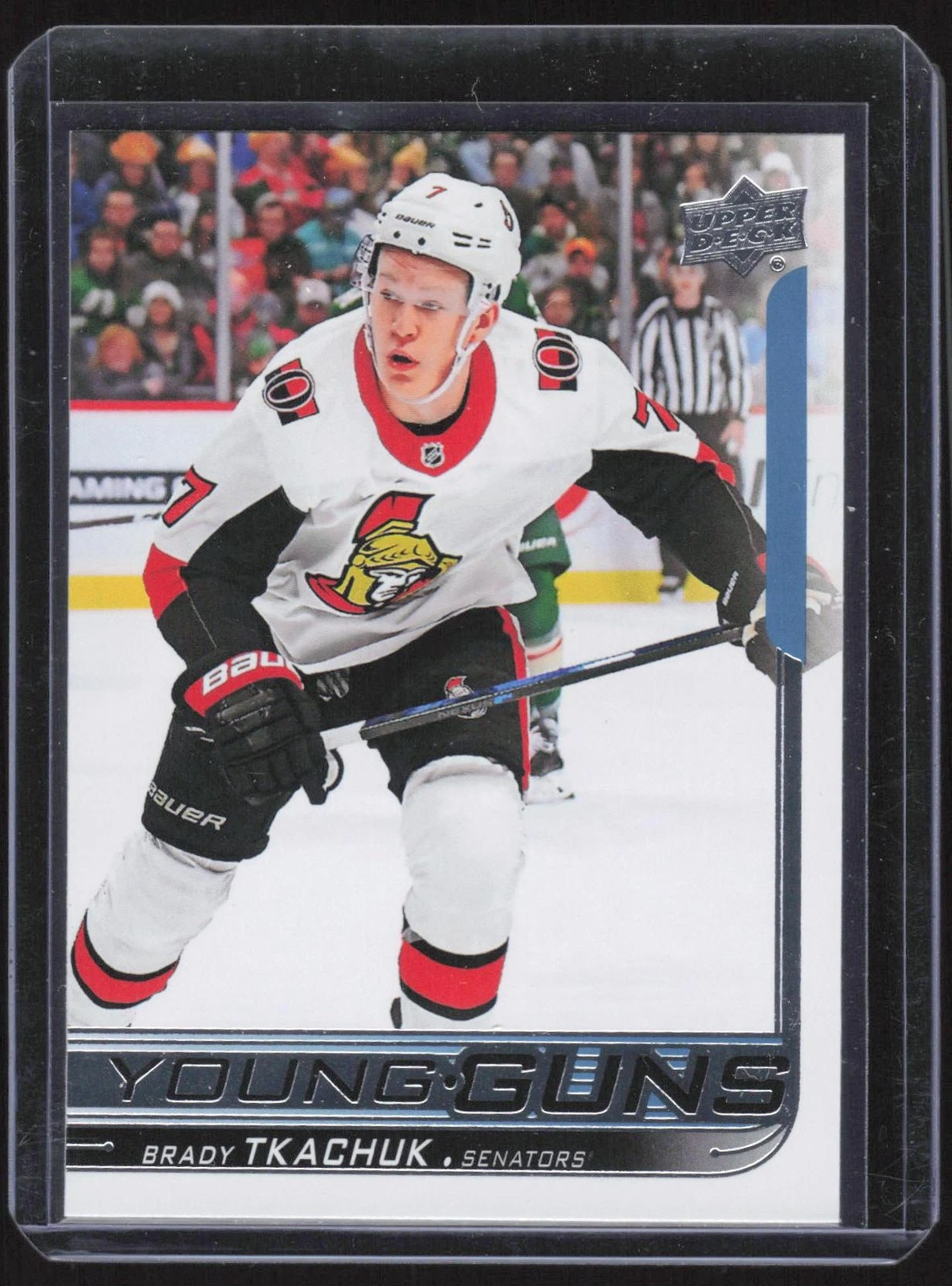 2018-19 Upper Deck Brady Tkachuk #499 Rookie Young Guns