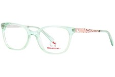 Hello Kitty HK348-3 Eyeglasses Frame Girl's Green Transparent Full Rim 48mm