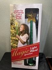 Magic Light Wand Christmas Remote Control & Receiver with Light and Sound Green