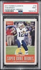 2017 PANINI CLASSICS SUPER BOWL HEROES #TB TOM BRADY PSA 9