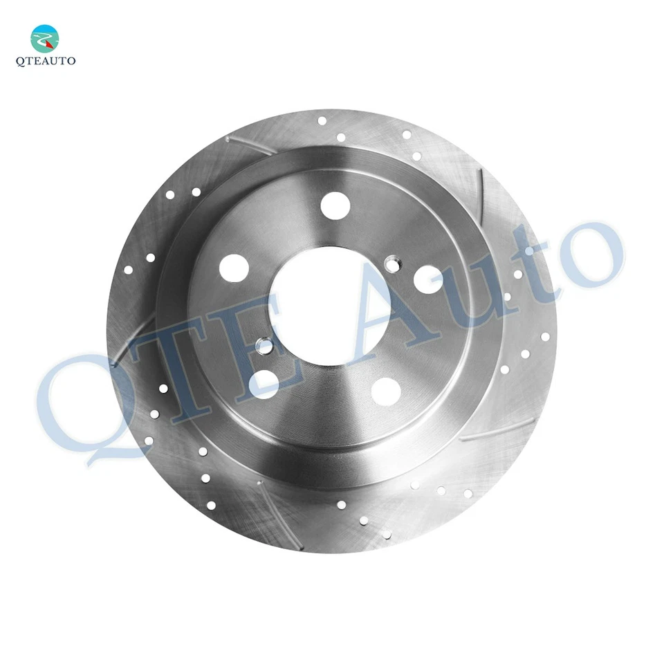 4 rotores de disco de freno perforados delanteros 293 mm-traseros 265 mm para Subaru Forester 2003-2008 Foto 4 de 4