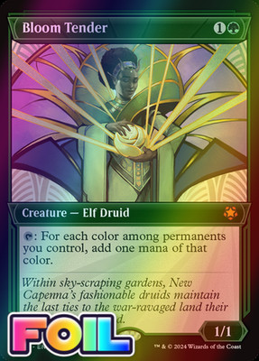 x1 Bloom Tender SPG MTG 79 FOIL SHOWCASE MYTHIC M/NM 1x