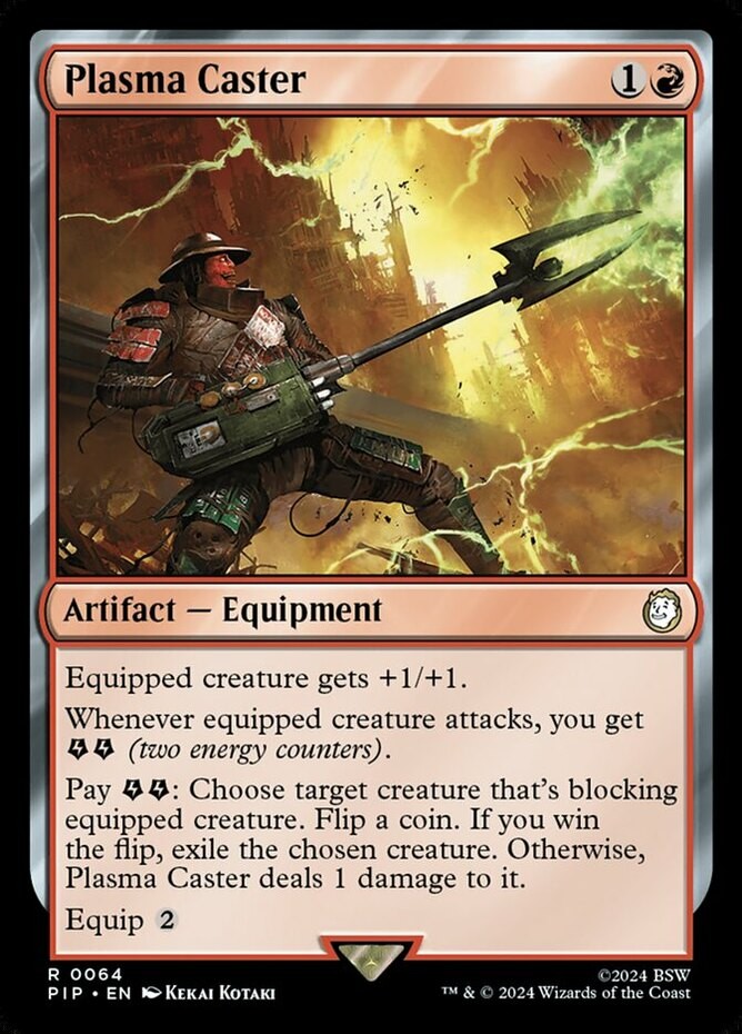 x1 Plasma Caster - Foil R MTG Universes Beyond: Fallout M/NM, English