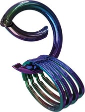 SILIPAC Rainbow Circle Carabiner Keychain Kit PVD Metal