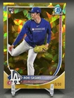 2025 Bowman Chrome Sapphire ROKI SASAKI IMAGE VARIATION RC Gold 16/50 LA DODGERS