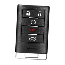 5 Buttons Self-Programmable Replacement for Proximity Smart Key Fob for 