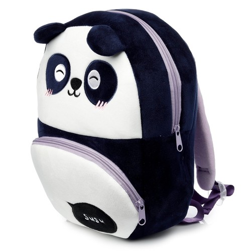 Kids Plush School Bag Panda Backpack Children's Nursery Toddler Cute Travel Bag
