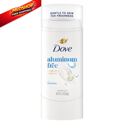Dove Deodorant Stick Sensitive for 72 Hour Odor 2.4 Ounce (Pack of 1), Blue 