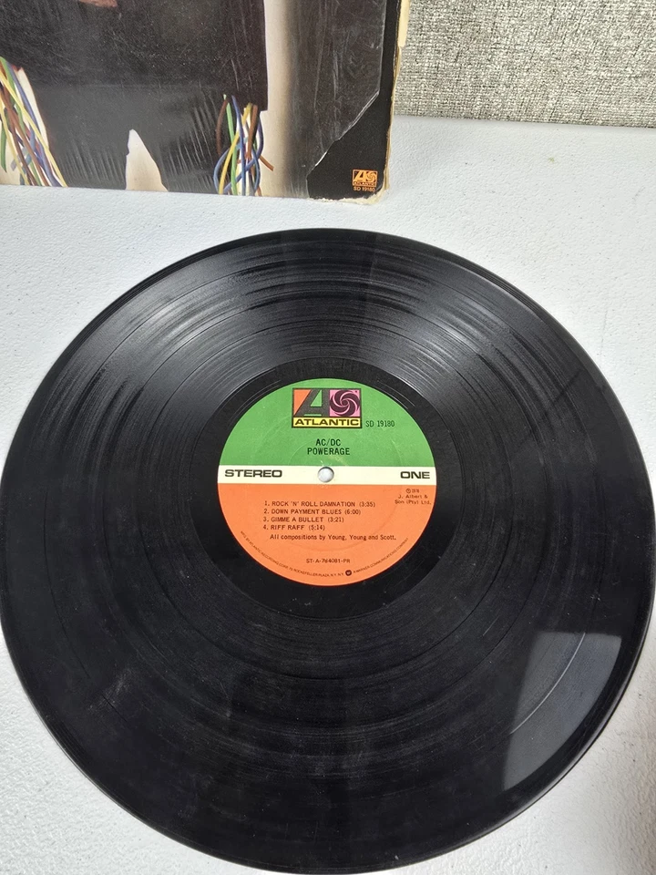 AC/DC POWERAGE - Vinyl LP - Atlantic - SD 19180 - 1978 - Image 2 of 4