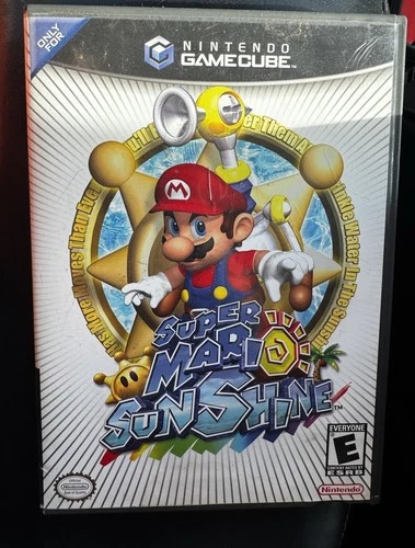 Super Mario Sunshine (Nintendo GameCube, 2002) No Manual